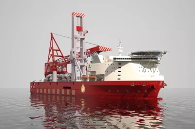 The 'JSD 6000' vessel, constructed by ZPMC.