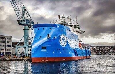 WINDEA JULES VERNE quayside at Ulstein Verft.