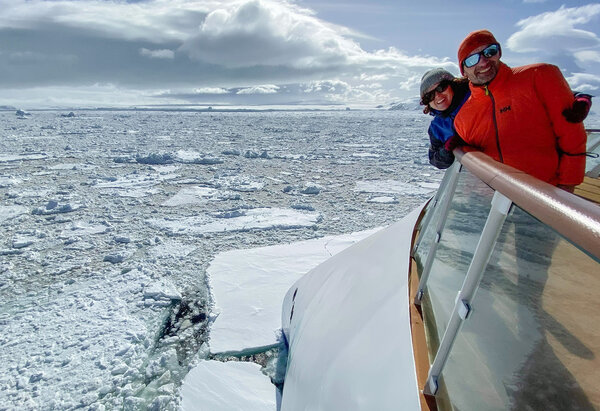 'Greg Mortimer' bow area, photo by Peter Szyszka.