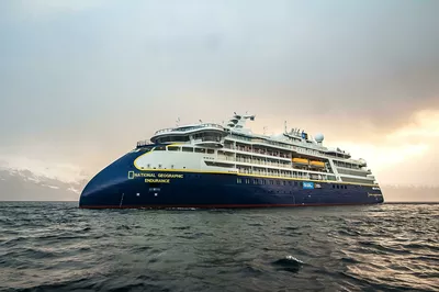'National Geographic Endurance' - the first polar newbuild for Lindblad Expeditions. Photo: Marius Ertesvåg.