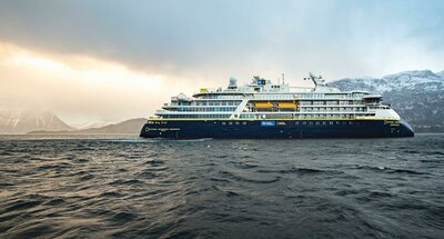National Geographic Endurance being tested in the Norwegian fjords, photo Marius Ertesvåg.