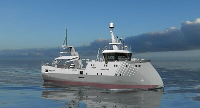 An FX105 design for a trawler vessel.