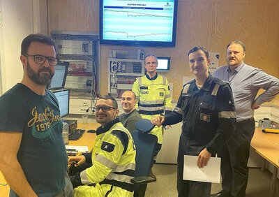 Testing the Energy Management System for Bernhard Schulte's newbuild.