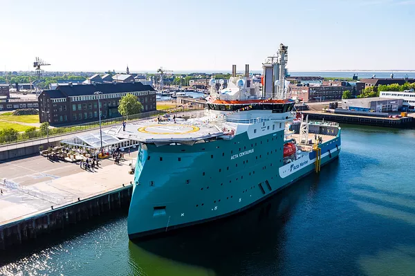 Acta Centaurus at the naming ceremony, photo by Acta Marine.