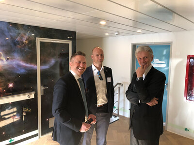 Ulstein and Acta Marine representatives at the naming ceremony.