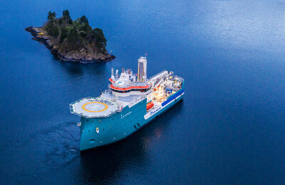 The CSOV (Commissioning Service Operations Vessel) Acta Centaurus, delivered by Ulstein Verft in 2019. Photo: Oclin.