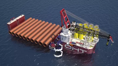 The vessel’s capabilities match the future requirements of the offshore wind industry.