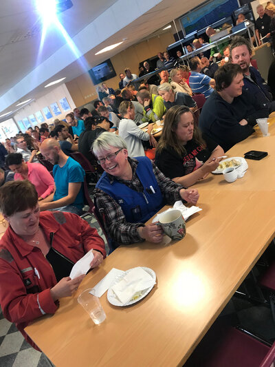 Happy Colleagues at the Nexans announcement.