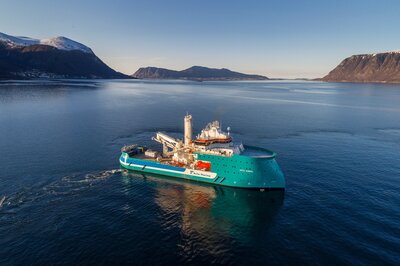 The vessel's contracted work the first two years is O&M activities for Ocean Breeze Energy.