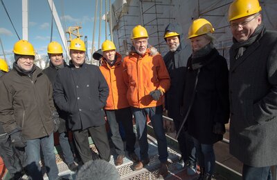 Some of the participants at the ceremony.