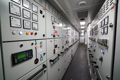 Switchboards on board the AVIC Weihai-built vessel.