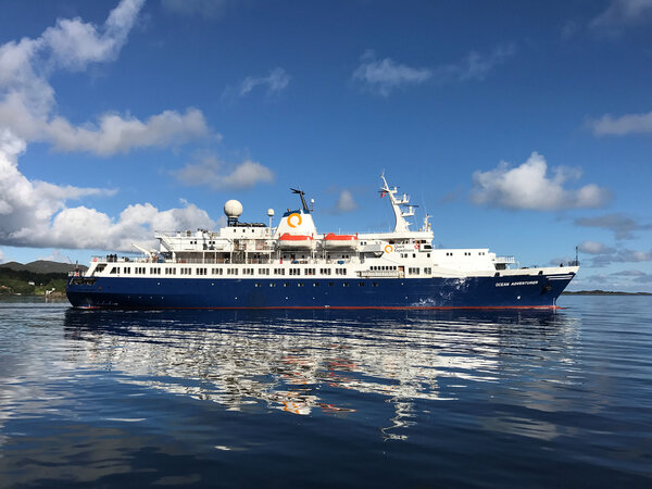Ocean Adventurer on sea trial. Photo by HuginTug.