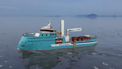 The SX195 designed CSV vessel is designed by Ulstein and contracted by Acta Marine.