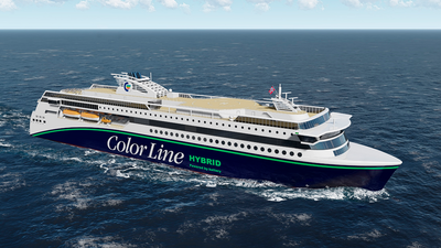 The new Color Line RoPax vessel will be the world's largest hybrid vessel.
