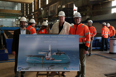 Second steel-cutting ceremony for Acta Marine | Ulstein