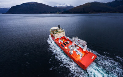 Island Venture's construction moon pool is 12 x 11.2 meter.