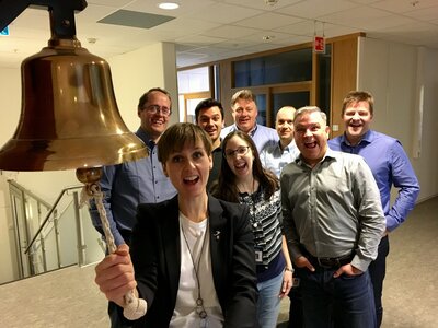 The design team in Ulstein Design and Solutions responsible for the maritime platform. 