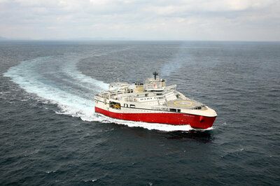 Ramform Tethys is the third of four sister vessels