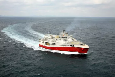 Ramform Tethys is the third of four sister vessels
