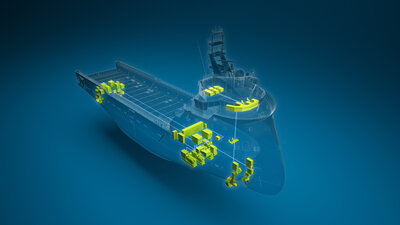 The automation system is the brain in any futuristic ship. Our new system based on ULSTEIN X-CONNECT enables autonomous systems.