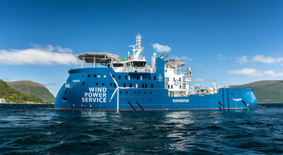 Ulstein Verft's Yno 309 on sea trial. (Photo:Ivan Schrooyen)