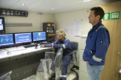 Control room tests. (Photo: Don Johansson)