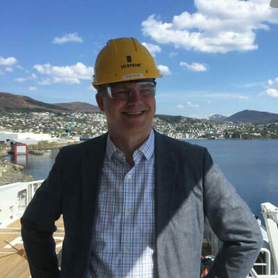 Ketil Solvik-Olsen visiting Ulstein Group