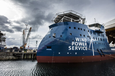 Freshly painted and getting ready to perform Wind Power Service