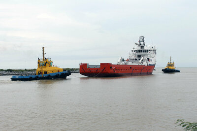 CBO Oceana underway for sea trial