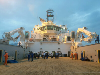 Leaving For Sea Trial