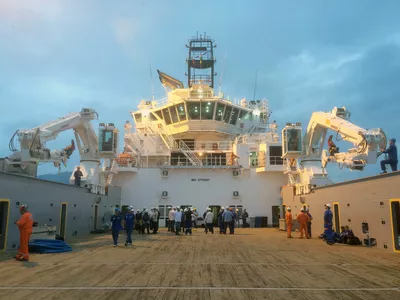 Leaving For Sea Trial