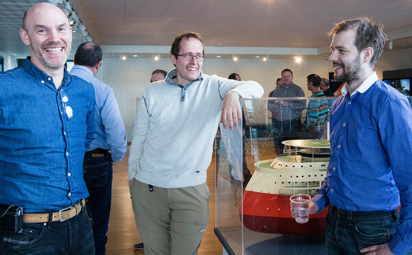 Systems engineering course participants: Arthur Hjørungdal, Børulf Lefdal and Jon Inge Moltu