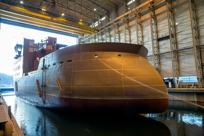 Safe and sound inside the dock hall. (Photo: Don Johansson)