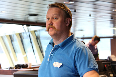 Ulstein Verft's sea trial captain Børge Andre Berg.