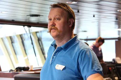 Ulstein Verft's sea trial captain Børge Andre Berg.
