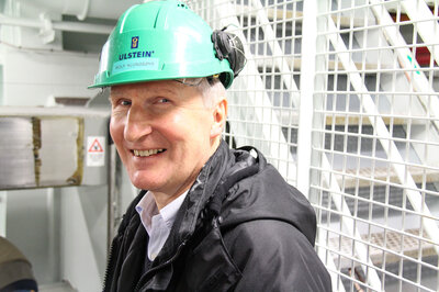 Sales and project coordinator Rolf Klungsøyr on board Island Venture.