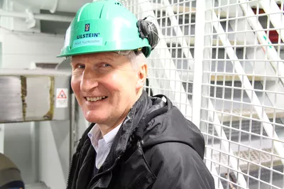 Sales and project coordinator Rolf Klungsøyr on board Island Venture.