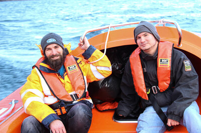 ROV-pilots from Island Venture.