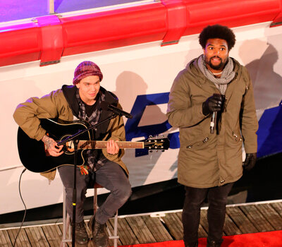 Local rap star Chris Masters.