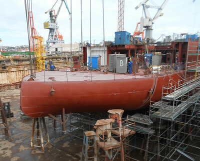 First-X-STERN-being-mounted