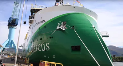 Polarcus Adira on her naming day.