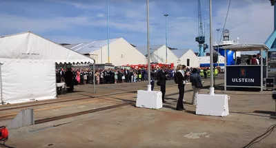 Naming of the Polarcus Adira at Ulstein Verft.