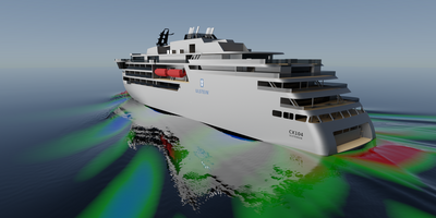 Cx104 wave elevation view 2