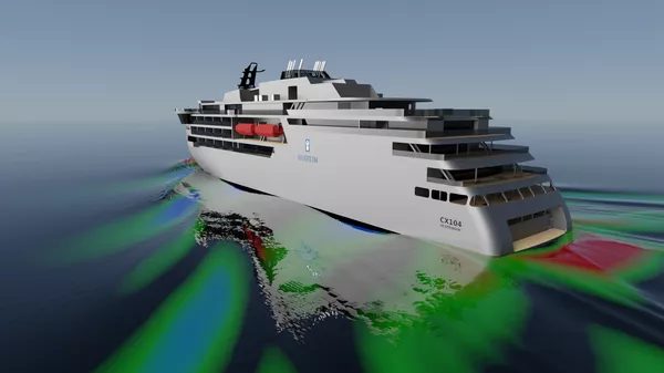 Cx104 wave elevation view 2