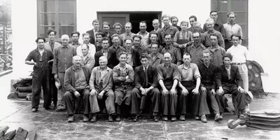 Ulstein mek verksted 1948 Arbeidsstokken