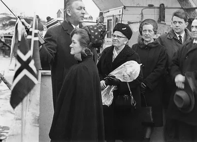 Inga Ulstein at naming ceremony