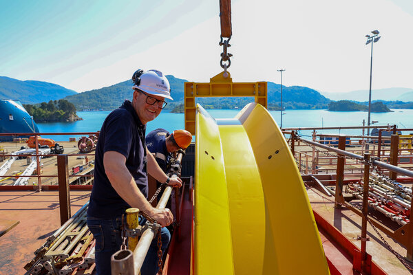 Installinglaywheelonthe Nexans Electra ULS 03235 20250723 IMG 5302