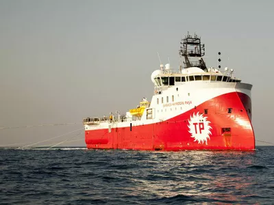 'Barbaros Hayreddin Pasa' after having been renamed and repainted.