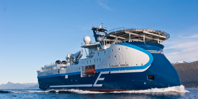 The seismic research vessel Oceanic Sirius of the SX120 design.