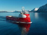 The platform supply vessel Rem Hrist of the PX105 design, photo by Fuglefjellet.